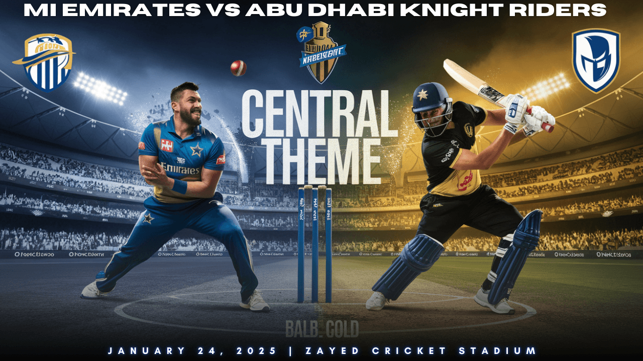 MI Emirates vs Abu Dhabi Knight Riders: An Epic Showdown in the 2025 International League T20