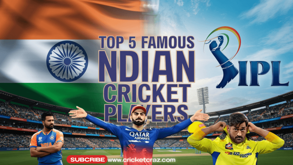 Top 5 famous indian cricket players